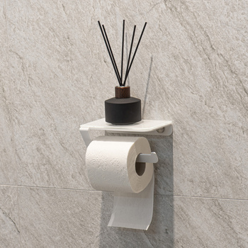 Uchwyt na papier toaletowy PIXEL Biały lacobel biały