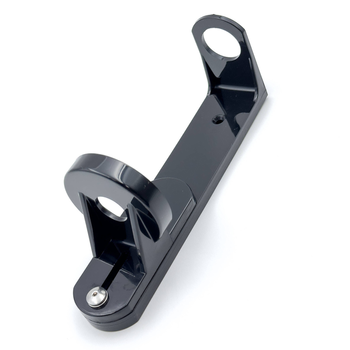 Uchwyt do dozowników hotelowy łazienkowy ECOPUMP Czarny Plastikowy