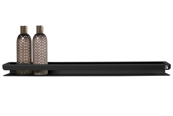 Półka na mydło i płyny Enzo - czarna