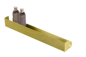 Półka łazienkowa pod prysznic Pescara 40 cm Złota gładka