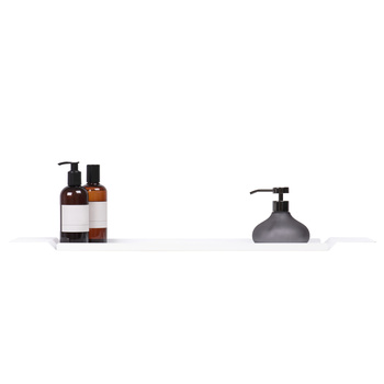 Biała półka na wannę Zoe