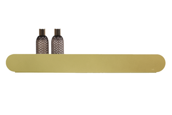 Półka łazienkowa pod prysznic Monza 68 cm cm Złota Gładka