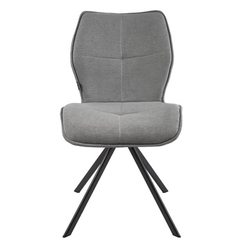 Krzesło obrotowe tapicerowane Napoli szare