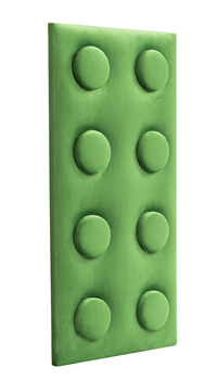 Panel tapicerowany Lego 25 x 50 x 4 cm jasno zielony