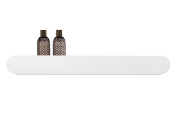 Zestaw Biała półka pod prysznic Monza 48 cm + Żel pod prysznic Luxury Bath 300ml Ogórek i Szałwia