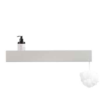 Szara półka pod prysznic ISLA 50 cm