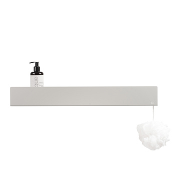 Szara półka pod prysznic ISLA 60 cm