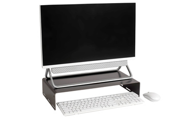 Nowoczesna podstawka pod monitor - antracyt