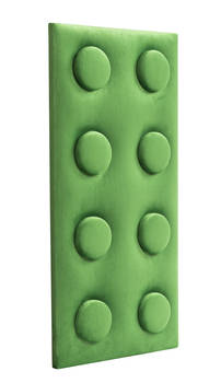 Panel tapicerowany Lego 25 x 50 x 4 cm jasno zielony