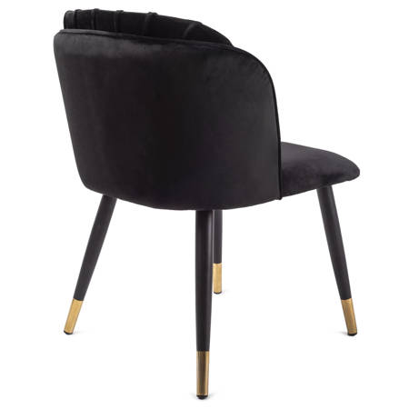 Krzesło tapicerowane Modena czarne