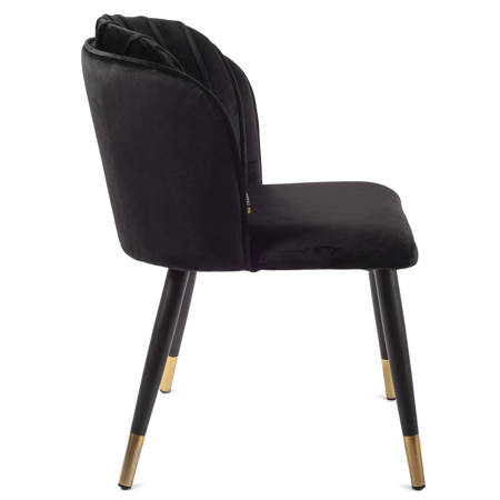 Krzesło tapicerowane Modena czarne